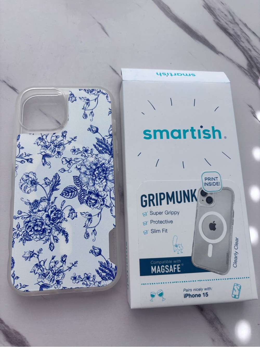 Smartish Gripmunk Case with MagSafe for iPhone 15
